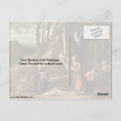 Activiteiten van Antonio Allegri da Correggio Briefkaart (Achterkant)