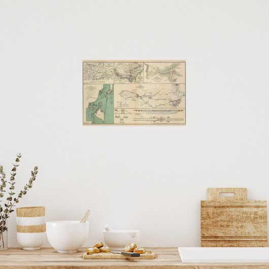 Activiteiten van het Potomac-leger Poster (Keuken)