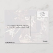 Activiteiten van Michelangelo Merisi da Caravaggio Briefkaart (Achterkant)