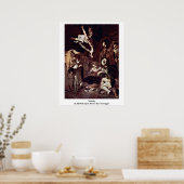 Activiteiten van Michelangelo Merisi da Caravaggio Poster (Keuken)