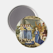 Activiteiten van Piero Della Francesca (beste kwal Magneet (Voorkant / Achterkant)