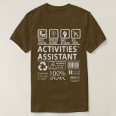 Activiteitenassistent Multitasking object met taak T-shirt (Design voorkant)