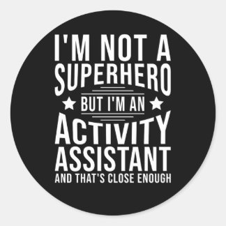 Activiteitenassistent Ronde Sticker