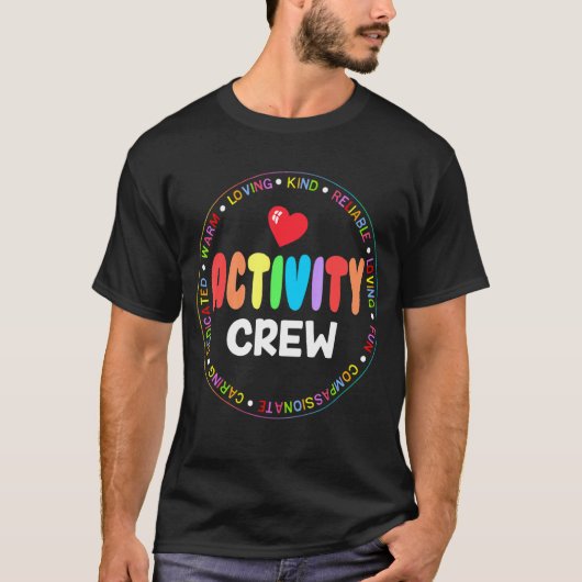 Activiteitenberoep geweldige Activiteitenpersoneel T-shirt (Voorkant)