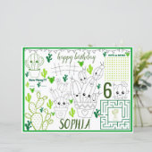 Activiteitenblad van Cactus, Cactus placemats (Staand voorkant)