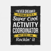 Activiteitencoördinator Week van de Professionals Fleece Deken (Voorkant)