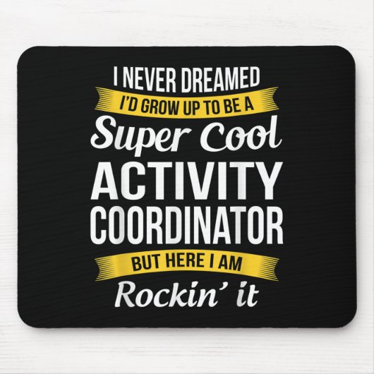 Activiteitencoördinator Week van de Professionals Muismat (Voorkant)