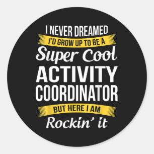 Activiteitencoördinator Week van de Professionals Ronde Sticker