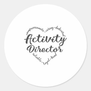 Activiteitendirecteur, Activiteitendirecteur Ronde Sticker