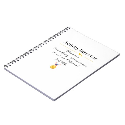 Activiteitendirecteur Notitieboek (Linkerzijde)