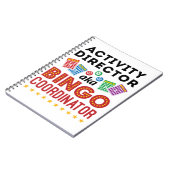 Activiteitendirecteur ook bekend als Bingo Coordin Notitieboek (Linkerzijde)