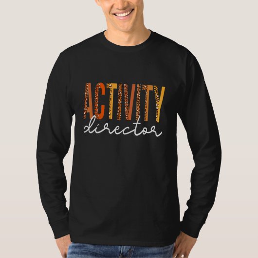 activiteitendirecteur t-shirt (Voorkant)