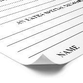 ACTIVITEITENOVERZICHTEN voor Multomap- en familier Poster (Hoek)