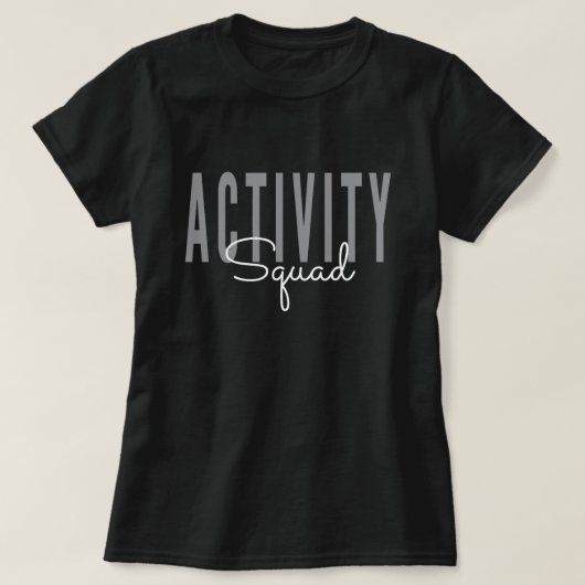 Activiteitensquad-assistent coördinator t-shirt (Design voorkant)