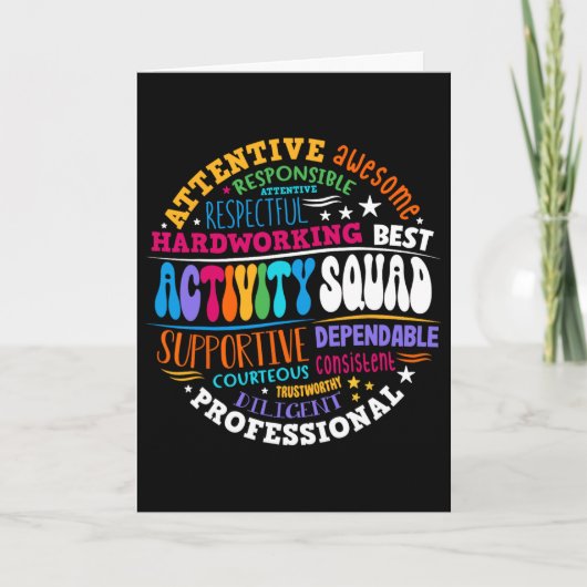 Activiteitenteam Directe Team Professionals Week D Kaart (Voorkant)