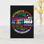Activiteitenteam Directe Team Professionals Week D Kaart (Gele Bloem)