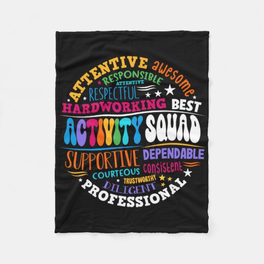 Activiteitenteam Directieteam Professionals Week D Fleece Deken (Voorkant)