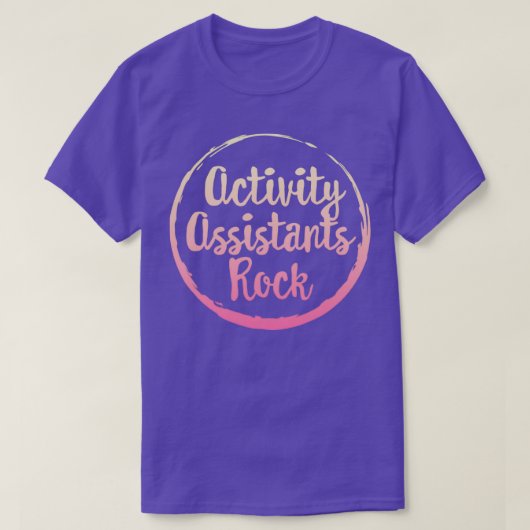 Activiteitsassistenten Shirt activiteitsberoep (Design voorkant)