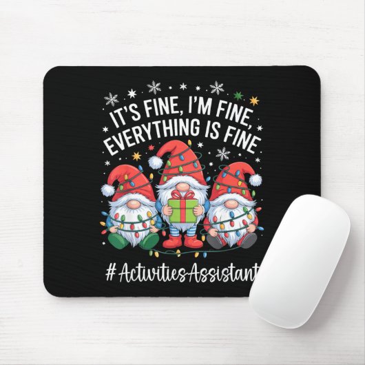 Activities Istant Gnome Everything Is Fine Christm Muismat (Met muis)