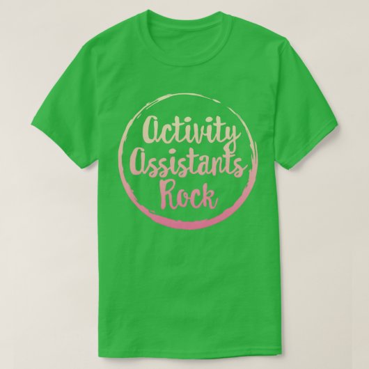 Activity Assistants Rock-Shirt T-shirt (Design voorkant)