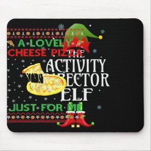 Activity Director Elf Xmas Funny Family Matching C Muismat