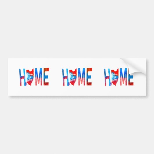 Acton voor Ohio Home Car Sticker (Voorkant)