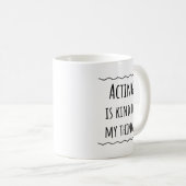 Actor Actress Actress Gift Idea Mok Coffee Cup (Voorkant rechts)