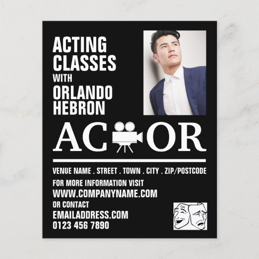 Actor, Adverteren klassen Flyer (Voorkant)