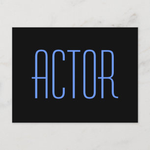 Actor-autograafkaart Briefkaart