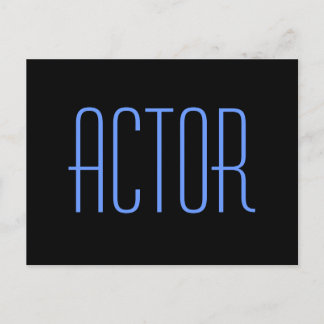 Actor-autograafkaart Briefkaart