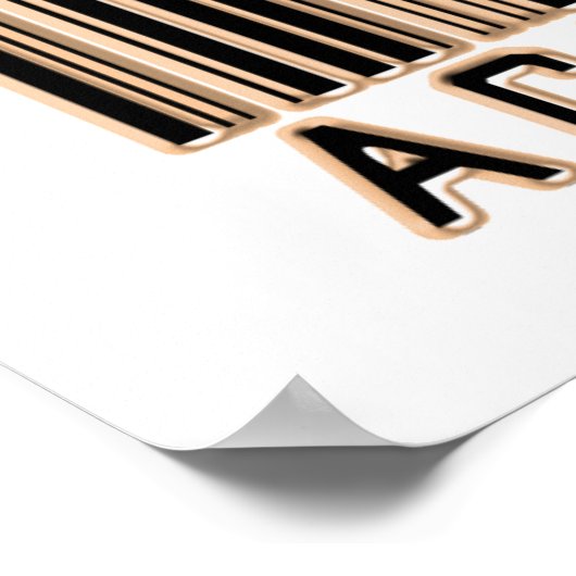 Actor Barcode Poster (Hoek)