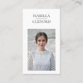 Actor Dancer Model Verticale foto Sociale media Visitekaartje (Voorkant)