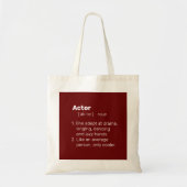 Actor definitie tote bag (Voorkant)
