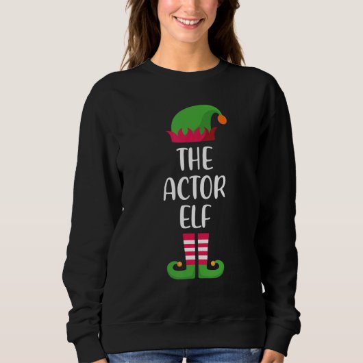Actor Elf Family Matching Group Christmas Pajama Trui (Voorkant)