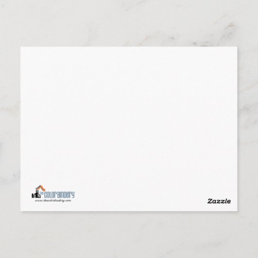 Actor en model 2 — Shot Headshot Comp Briefkaart (Achterkant)