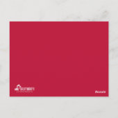 Actor en model 2 — Shot Red Headshot Comp Briefkaart (Achterkant)