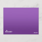 Actor en model 2 Shot Violet Headshot Comp Briefkaart (Achterkant)