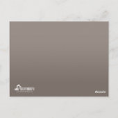 Actor en model — grijze hoofdfoto Comp Briefkaart (Achterkant)