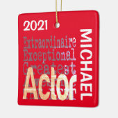 Actor Extraordinaire CUSTOM Keramisch Ornament (Links)