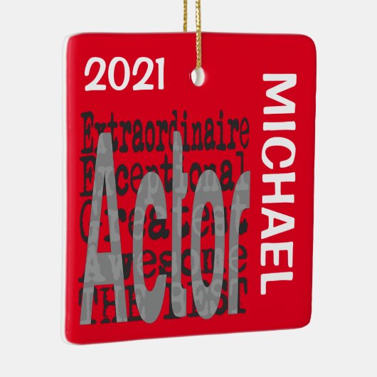 Actor Extraordinaire CUSTOM Keramisch Ornament (Rechts)