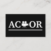 Actor, filmproductie visitekaartje (Voorkant)