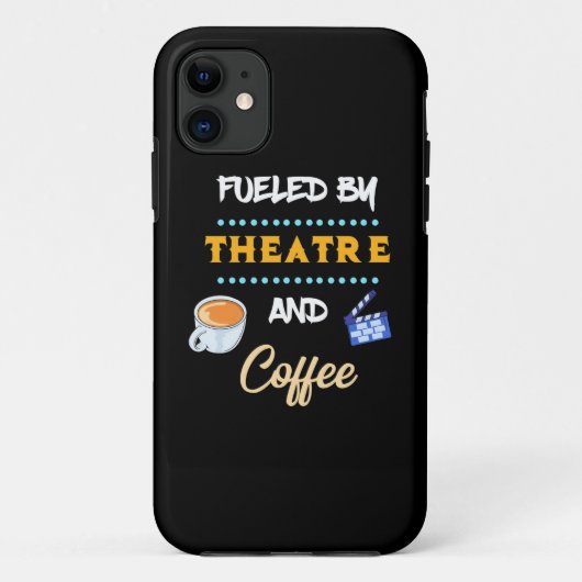 Actor gevoed door theaterkoffie Case-Mate iPhone case (Achterkant)