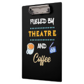 Actor gevoed door theaterkoffie klembord (Links)