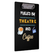 Actor gevoed door theaterkoffie klembord (Rechts)