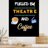 Actor gevoed door theaterkoffie poster (Keuken)