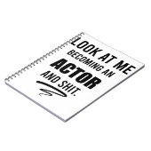 Actor Graduation Party Funny Gift Theater Lover Notitieboek (Linkerzijde)