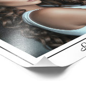 Actor Headshot Sjabloon 8x10 Border Acting Prints Foto Afdruk (Hoek)