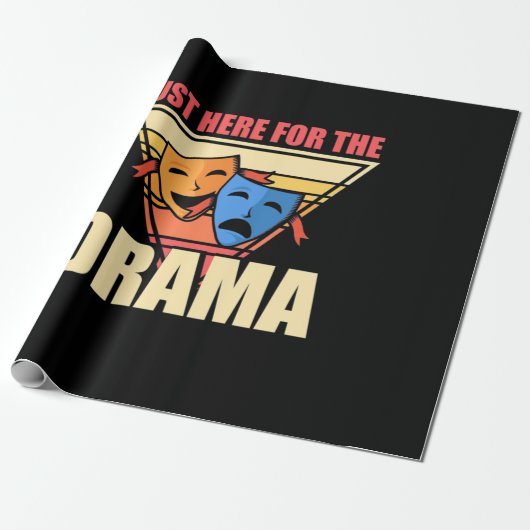 Actor hier voor de drama cadeaupapier (Uitgerold)