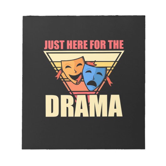 Actor hier voor de drama notitieblok (Voorkant)