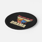 Actor hier voor de drama papieren bordje (Gekanteld)